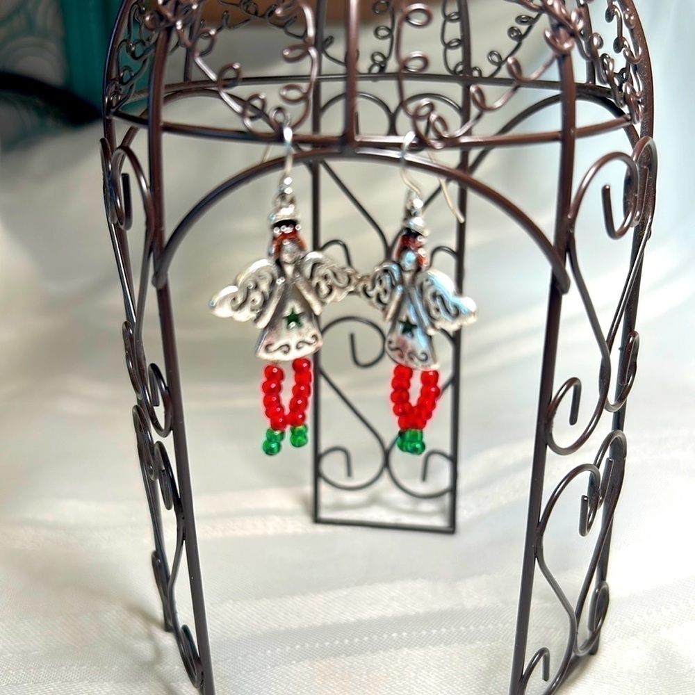 🍒ANGEL 😇 Xmas Pierced Earrings🍒